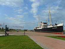 Replica of the cargo ship SS Bandırma, which carried Atatürk from Istanbul and arrived in Samsun on 19 May 1919, the date which traditionally marks the beginning of the Turkish War of Independence.