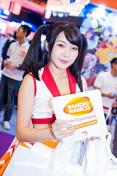 File:Bandai Namco promotional models, Taipei Game Show 20170124h.jpg