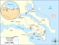 זירת קרבות תרמופילאי וארטמיסיון ותנועת הכוחות אל סלמיס