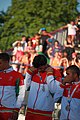 Deutsch: Beachhandball bei den Olympischen Jugendspielen 2018 in Buenos Aires; Tag 7, 13. Oktober 2018; Medaillenzeremonie Jungs - Gold: Spanien, Silber: Portugal, Bronze: Argentinien English: Beach handball at the 2018 Summer Youth Olympics in Buenos Aires at 13 October 2018 – Medal Ceremony Boys - Gold: Spain, Silver: Portugal, Bronze: Argentina Español: Handball de playa en los Juegos Olimpicos de la Juventud Buenos Aires 2018 en 13 de octubre de 2018 – Medalla Ceremonia para niños - Oro: España, Plata: Portugal, Bronce: Argentina