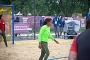 Deutsch: Beachhandball bei den Olympischen Jugendspielen 2018; Tag 5, 10. November 2018; Mädchen, Platzierungsrunde - Amerikanisch-Samoa-Venezuela 0:2 English: Beach handball at the 2018 Summer Youth Olympics at 11 October 2018 – Girls Consolation Round – American Samoa-Venezuela 0:2