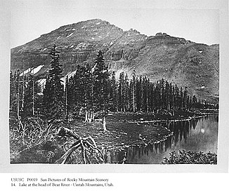 Lake in the headwaters of the Bear River