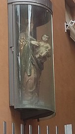 Imagen de la Virgen al comienzo de la belana de Portalapea