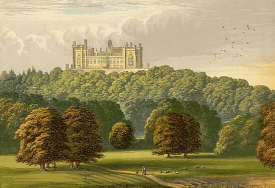 Belvoir Castle in the late 19th century