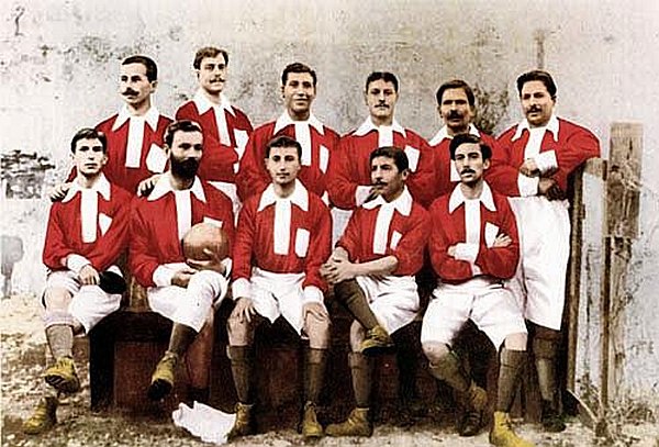 Benfica's first-team in 1905