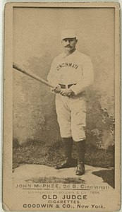 Bid McPhee, Cincinnati Red Stockings, portret karty baseballowej LCCN2007686981.jpg