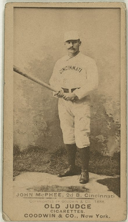 Bid McPhee, Cincinnati Red Stockings, baseball card portrait LCCN2007686981.jpg