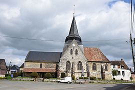 L'église et son porche latéral