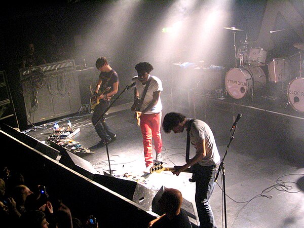 Bloc Party performing in January 2006