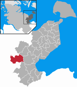Poziția Bosau pe harta districtului Ostholstein