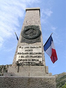 Monumento ai caduti a Briga Marittima