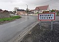 Brissay-Choigny (Aisne) city limit sign.JPG