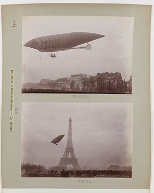 Die Lebaudy über Paris (20. November 1903)