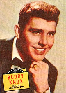 Buddy Knox American singer and songwriter