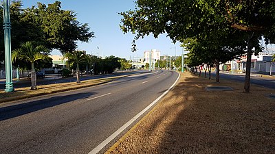 PR-1 in Ponce, heading towards downtown Ponce