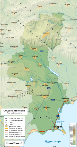 карта на община поморие Поморие (община) – Уикипедия карта на община поморие