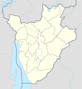 Gitega alcuéntrase en Burundi
