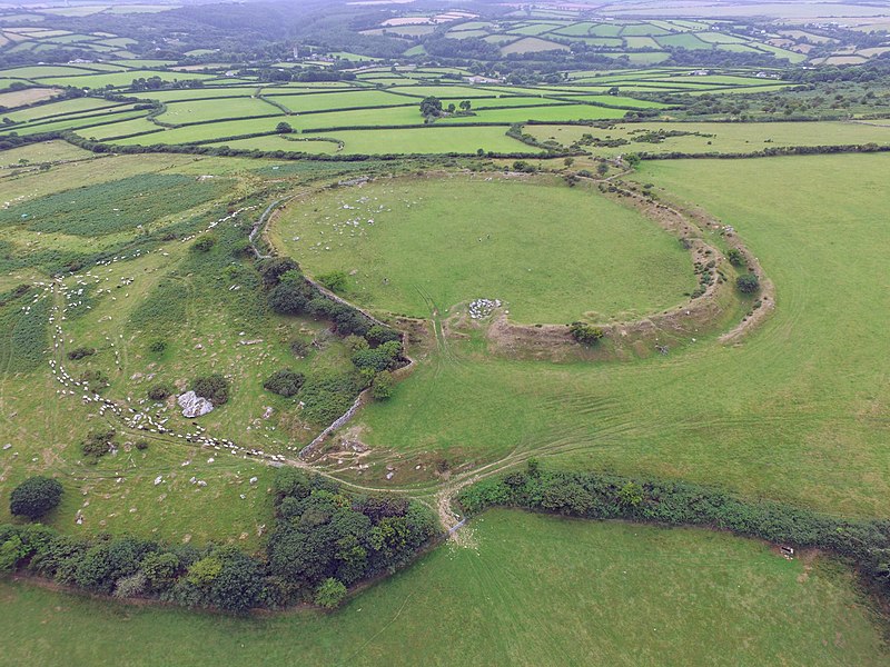 File:Bury Castle from the air.jpg