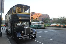The annual Bus Festival is an occasion to exhibit working historic buses, such as this double-decker Bus Festival (10004449073).jpg