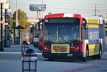 UTA transit buses at the Salt Lake City Intermodal Hub (Salt Lake Central Station) Buses at Central Station.jpg