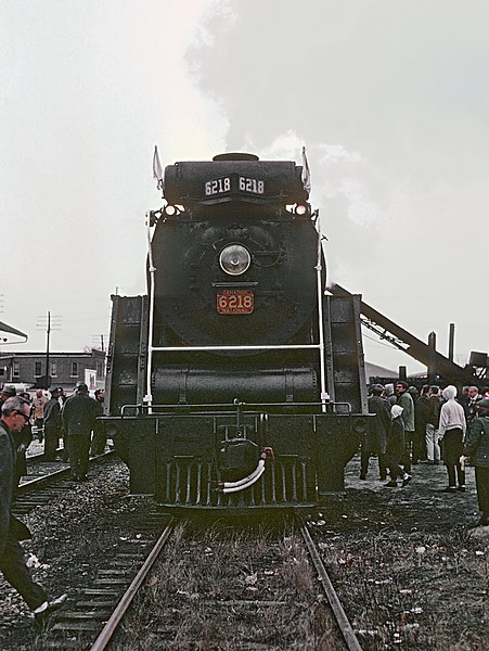 File:CN 6218 with Illini Railroad Club Special at Valparaiso, IN on November 20, 1966 (25834025330).jpg