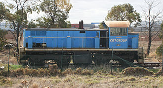 7334 at CRT Group's Altona North terminal in March 2007 CRT Group loco 7334.jpg