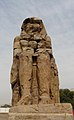 Le colosse de Memnon nord, vue de face