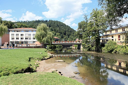 Calw - Kleiner Brühl + Untere Brücke 01 ies