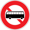 No entry for larged-sized bus