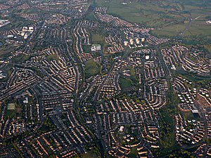 Aerial view of the ward from the west Cambuslang from the air (geograph 4517259) (rglen sth).jpg
