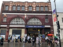 Camden Town Tube station entrance viewed from Camden High Street Camden Town Tube station.jpg