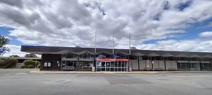 Station front in 2022 Canberra Railway Station 1.jpg