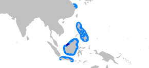 Carcharhinus borneensis distmap.png -kuvan kuvaus.