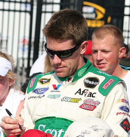 Carl Edwards finished second in the championship, losing the tie breaker to champion Tony Stewart.