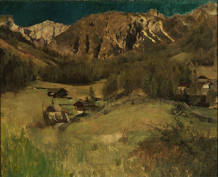 File:Carl Schuch - Tiroler Landschaft (1880s).jpg