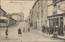 Ancienne carte postale de Chantraine, rue d'Olima, par Paul Testart