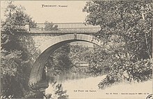 Le pont de Saulx(carte postale Adolphe Weick).