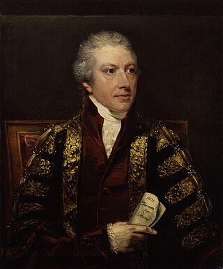 <span class="mw-page-title-main">Charles Abbot, 1st Baron Colchester</span> British barrister and politician