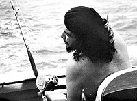 Che Guevara arrantzan, 1960.