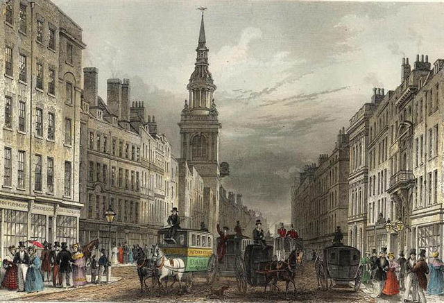 A view of Cheapside published in 1837