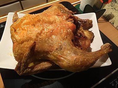 Пиле након печења у кеси