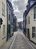Thumbnail for File:Church Street Whitby, UK (alternative view) during COVID-19 Lockdown 03.jpg
