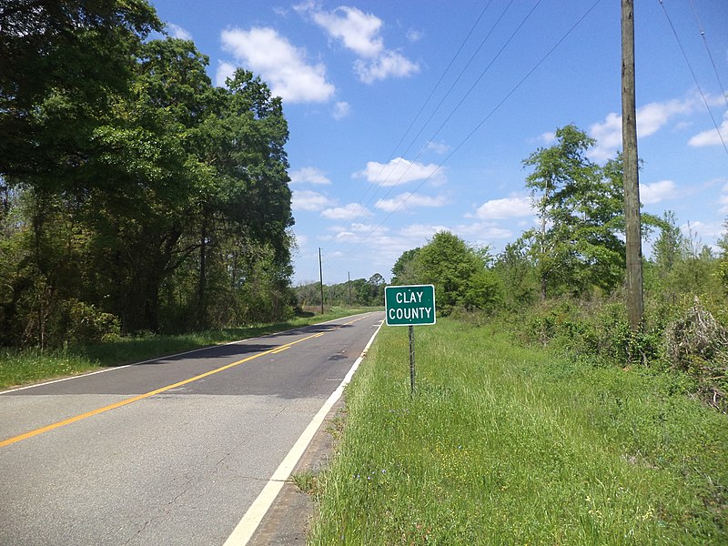 File:Clay Couty limit, Bluffton Rd WB.JPG