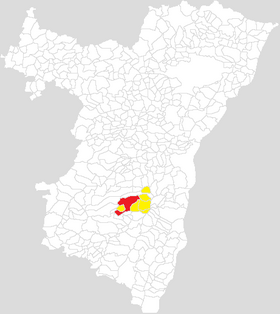 Locatie van de gemeenschap van gemeenten van het Pays de Sainte-Odile