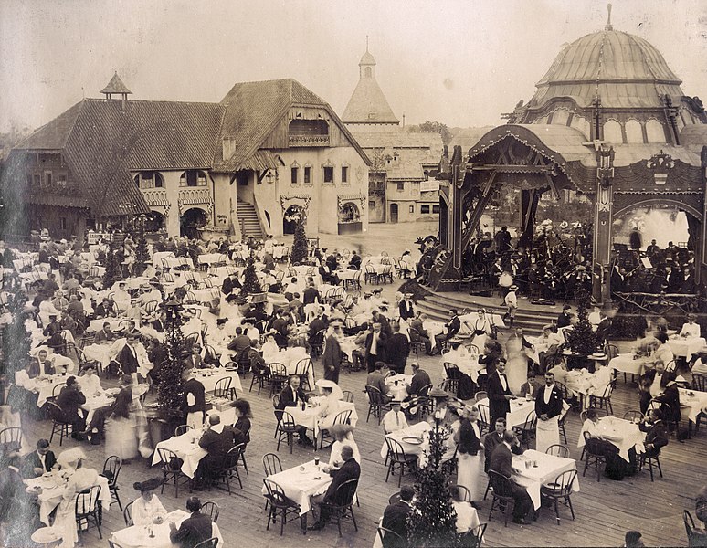 File:Concert on the Plaza at the Tyrolean Alps on the Pike at the 1904 World's Fair.jpg