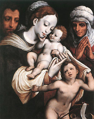 Holy Family with Elisabeth and John the Baptist