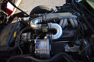 C4 Corvette fitted with Paxton SN-86 supercharger. CorvetteC4-87.jpg