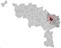 Courcelles Hainaut Belgium Map.png