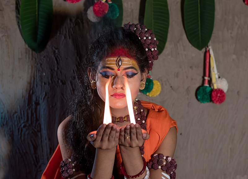 File:Dance drama as "Hindu Devi".jpg