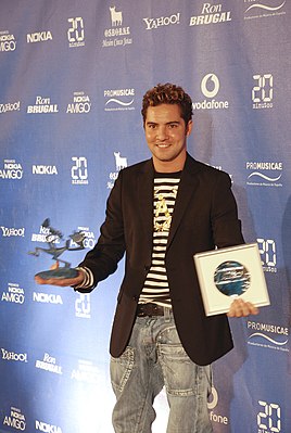 David en los Premios Nokia Amigo, 2007